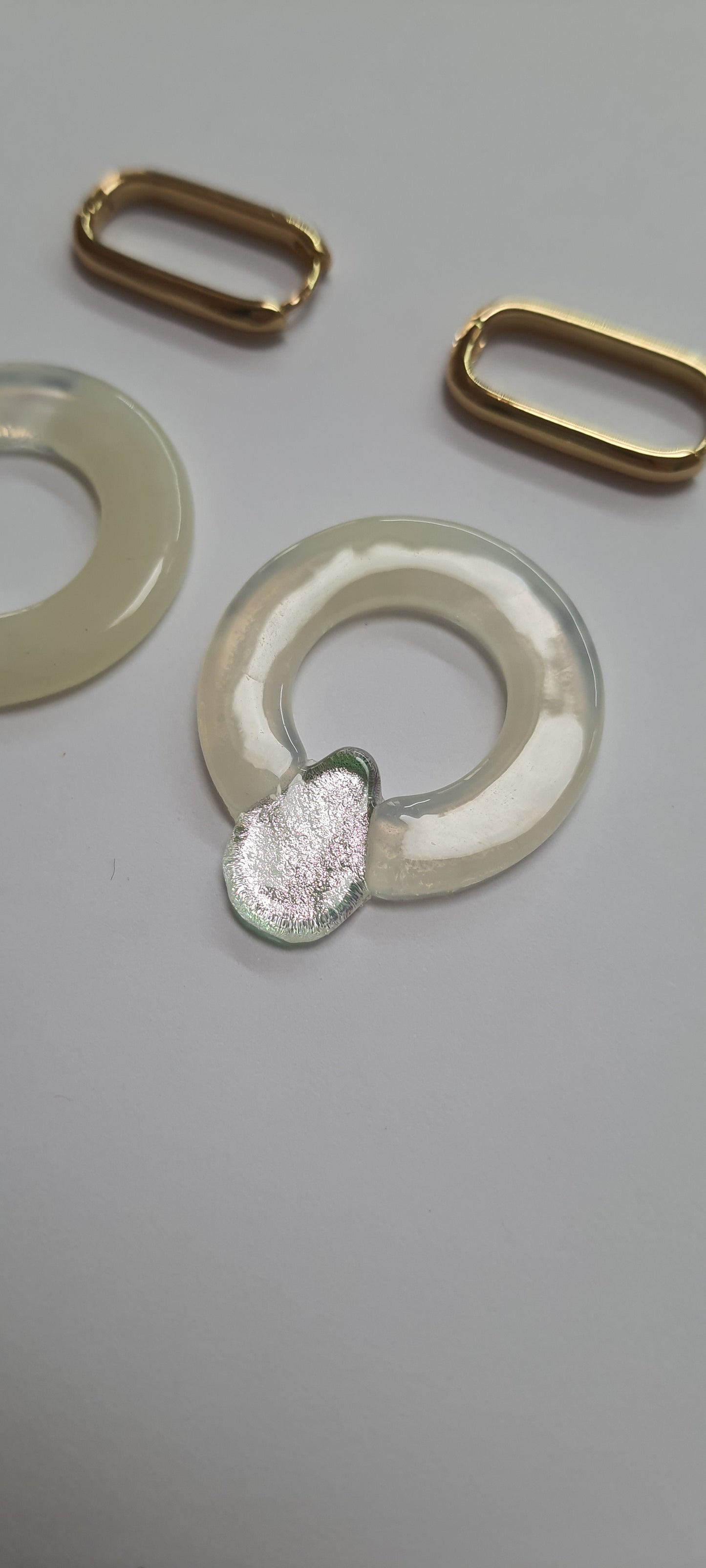 Cream Glass Orb
