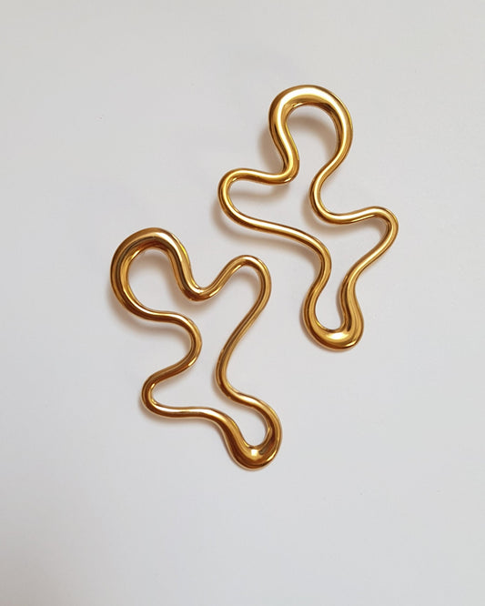 Aretes Metálicos WAvy